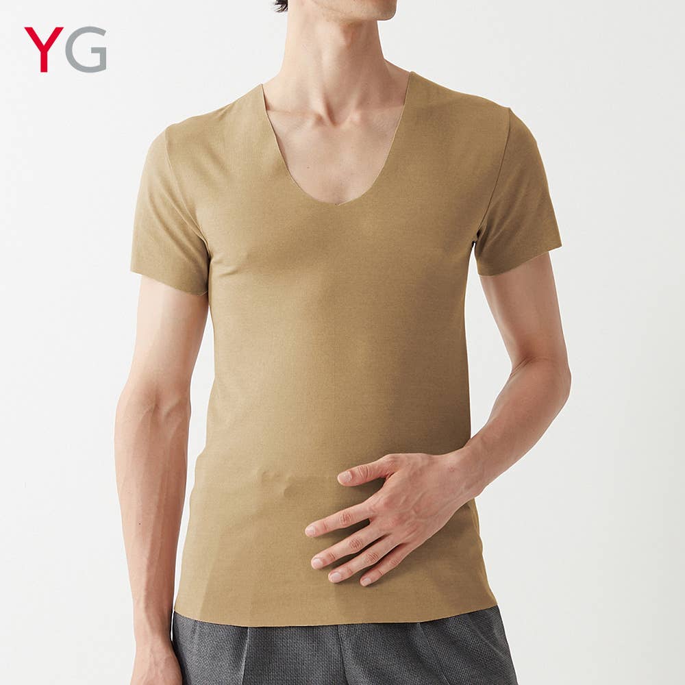 【毛邊】 V領T恤